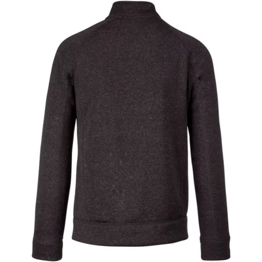 Férfi pulóver Kariban KA9106 Men S Full Zip Heather Jacket -3XL, Dark Grey Melange