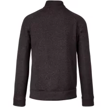 Férfi pulóver Kariban KA9106 Men S Full Zip Heather Jacket -4XL, Dark Grey Melange
