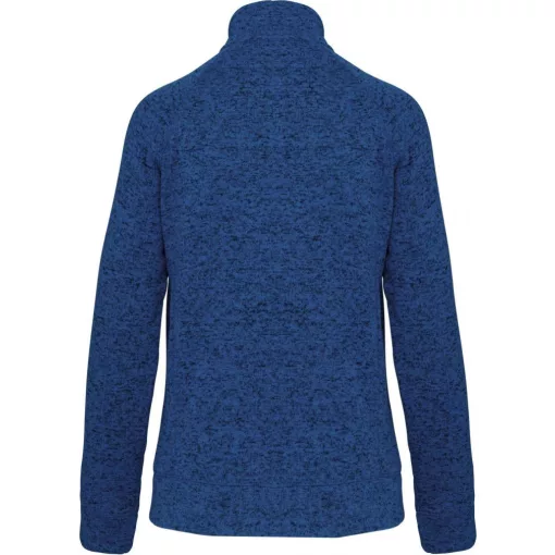 Férfi pulóver Kariban KA9106 Men S Full Zip Heather Jacket -3XL, Light Royal Blue Méla