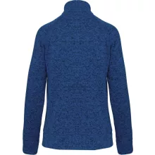 Férfi pulóver Kariban KA9106 Men S Full Zip Heather Jacket -4XL, Light Royal Blue Méla
