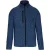 Férfi pulóver Kariban KA9106 Men S Full Zip Heather Jacket -4XL, Navy Melange