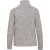 Női pulóver Kariban KA9107 Ladies Full Zip Heather Jacket -2XL, Light Grey Mélange