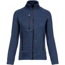 Női pulóver Kariban KA9107 Ladies Full Zip Heather Jacket -2XL, Navy Melange
