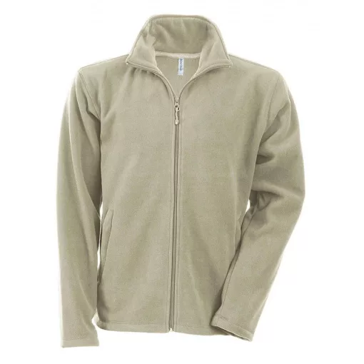 Uniszex kabát Kariban KA911 Falco - Full Zip Microfleece Jacket -S, Beige