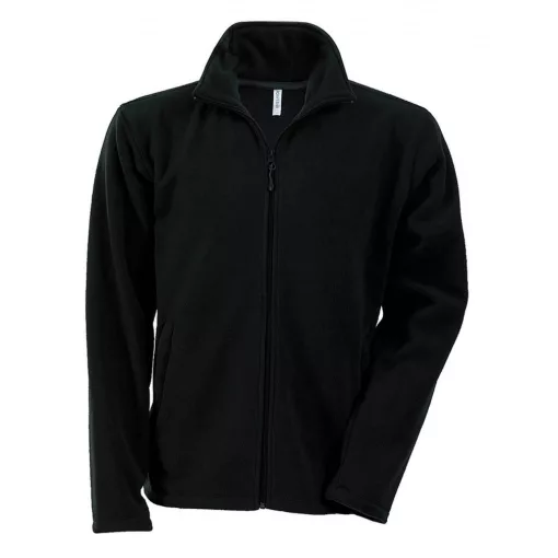 Uniszex kabát Kariban KA911 Falco - Full Zip Microfleece Jacket -XL, Black