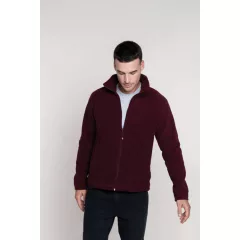   Uniszex kabát Kariban KA911 Falco - Full Zip Microfleece Jacket -L, Chocolate