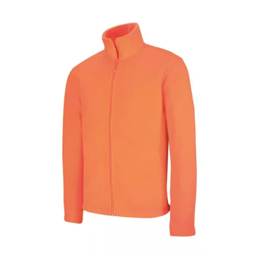Uniszex kabát Kariban KA911 Falco - Full Zip Microfleece Jacket -4XL, Fluorescent Oran