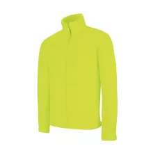 Uniszex kabát Kariban KA911 Falco - Full Zip Microfleece Jacket -4XL, Fluorescent Yell