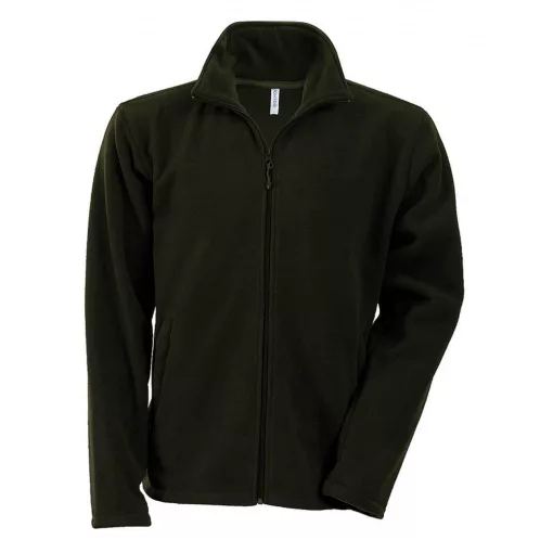 Uniszex kabát Kariban KA911 Falco - Full Zip Microfleece Jacket -2XL, Green Olive