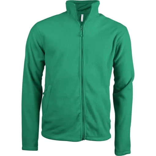 Uniszex kabát Kariban KA911 Falco - Full Zip Microfleece Jacket -M, Kelly Green