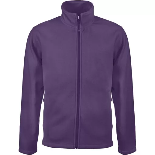 Uniszex kabát Kariban KA911 Falco - Full Zip Microfleece Jacket -S, Purple