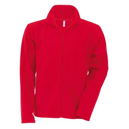 Uniszex kabát Kariban KA911 Falco - Full Zip Microfleece Jacket -S, Red