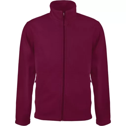 Uniszex kabát Kariban KA911 Falco - Full Zip Microfleece Jacket -S, Wine