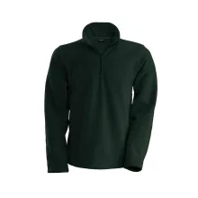 Uniszex kabát Kariban KA912 Enzo - Zip neck Microfleece Jacket -4XL, Forest Green