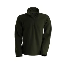 Uniszex kabát Kariban KA912 Enzo - Zip neck Microfleece Jacket -2XL, Green Olive