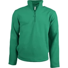 Uniszex kabát Kariban KA912 Enzo - Zip neck Microfleece Jacket -M, Kelly Green