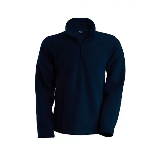 Uniszex kabát Kariban KA912 Enzo - Zip neck Microfleece Jacket -L, Navy