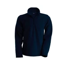 Uniszex kabát Kariban KA912 Enzo - Zip neck Microfleece Jacket -S, Navy