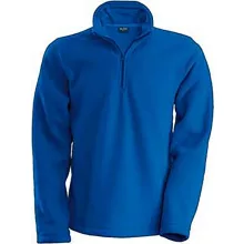 Uniszex kabát Kariban KA912 Enzo - Zip neck Microfleece Jacket -S, Royal Blue