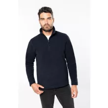 Uniszex kabát Kariban KA912 Enzo - Zip neck Microfleece Jacket -S, Sky Blue