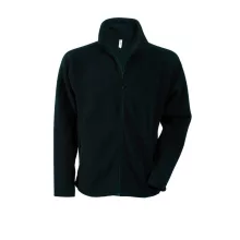 Uniszex kabát Kariban KA917 Marco - Full Zip Micro Fleece Jacket -2XL, Black