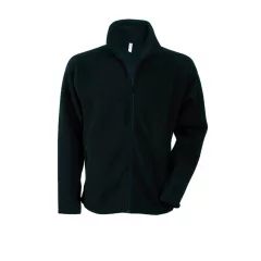   Uniszex kabát Kariban KA917 Marco - Full Zip Micro Fleece Jacket -2XL, Black