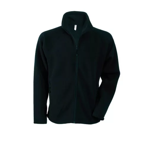 Uniszex kabát Kariban KA917 Marco - Full Zip Micro Fleece Jacket -2XL, Black