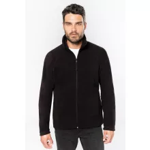 Uniszex kabát Kariban KA917 Marco - Full Zip Micro Fleece Jacket -L, Navy
