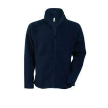 Uniszex kabát Kariban KA917 Marco - Full Zip Micro Fleece Jacket -S, Navy