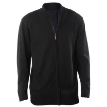 Férfi Kariban KA961 Men S Full Zip Cardigan -L, Black
