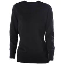 Női Kariban KA966 Ladies v-neck Jumper -M, Black