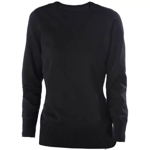 Női Kariban KA966 Ladies v-neck Jumper -M, Black