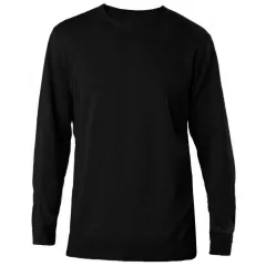 Férfi pulóver Kariban KA967 Men S Crew neck Jumper -4XL, Black