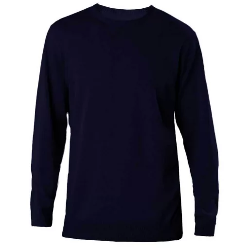 Férfi pulóver Kariban KA967 Men S Crew neck Jumper -XL, Navy