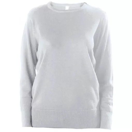 Női Kariban KA968 Ladies Crew neck Jumper -XL, Grey Melange