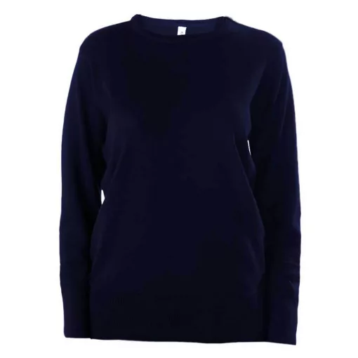 Női Kariban KA968 Ladies Crew neck Jumper -M, Navy