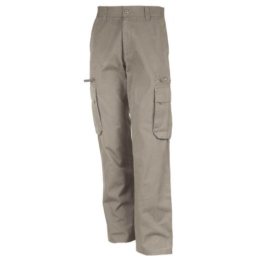 Férfi nadrág Kariban KASP105 Multi pocket Trousers -50, Beige