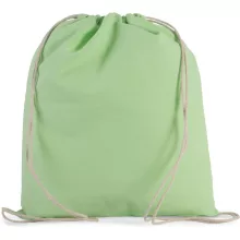 Uniszex táska Kimood KI0147 Organic Cotton Small Drawstring Bag -Egy méret, Pistachio 