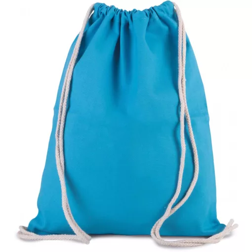 Uniszex táska Kimood KI0154 Drawstring Bag With Thick Straps -Egy méret, Black