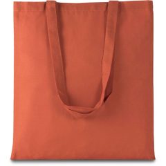   Uniszex táska Kimood KI0223 Basic Shopper Bag -Egy méret, Burnt Orange