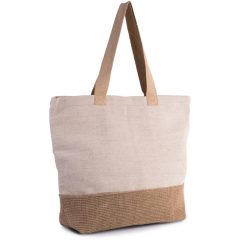 Női táska Kimood KI0258 Rustic Juco Hold-All Shopper Bag -Egy méret, Rustic Natural/Na