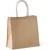 Uniszex bevásárló táska Kimood KI0274 Jute Canvas Tote - Large -Egy méret, Natural/Gol