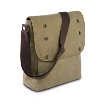 Uniszex táska Kimood KI0302 Canvas Shoulder Bag -Egy méret, Vintage Khaki