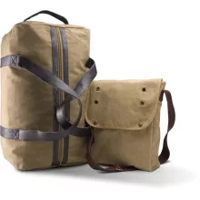 Uniszex táska Kimood KI0302 Canvas Shoulder Bag -Egy méret, Vintage Khaki