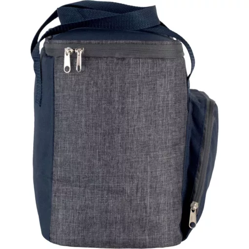 Uniszex táska Kimood KI0347 Cool Bag With Zipped pocket -Egy méret, Dark Grey Heather/