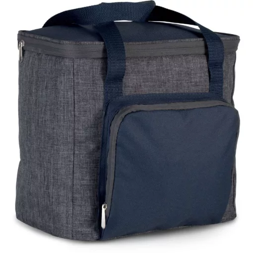 Uniszex táska Kimood KI0347 Cool Bag With Zipped pocket -Egy méret, Dark Grey Heather/