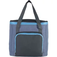 Uniszex táska Kimood KI0347 Cool Bag With Zipped pocket -Egy méret, Light Blue Heather
