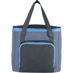Uniszex táska Kimood KI0347 Cool Bag With Zipped pocket -Egy méret, Light Blue Heather