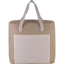 Uniszex táska Kimood KI0354 Jute Cool Bag - Large Size -Egy méret, Natural