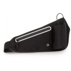   Uniszex táska Kimood KI0367 Hip Bag With Bottle Carrier -Egy méret, Black